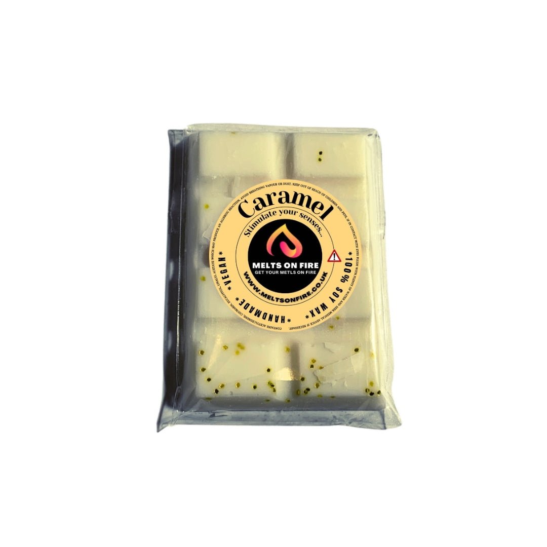 Wax Melts – 4 X Snap Bars - (Toasted Marshmallow,carrot cake,baby berry twist,caramel) – Scented Soy Wax Melts Vegan - Meltsonfire