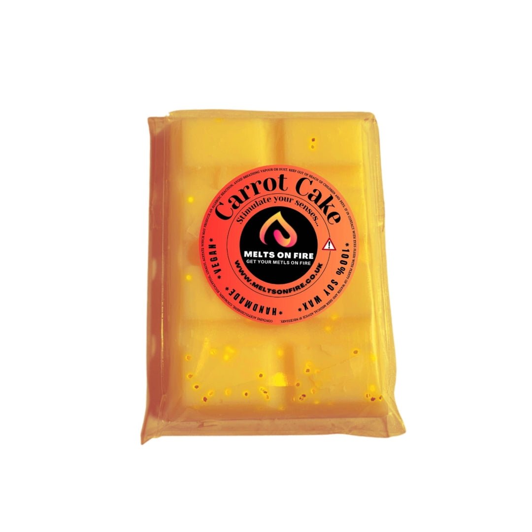 Wax Melts – 4 X Snap Bars - (Toasted Marshmallow,carrot cake,baby berry twist,caramel) – Scented Soy Wax Melts Vegan - Meltsonfire