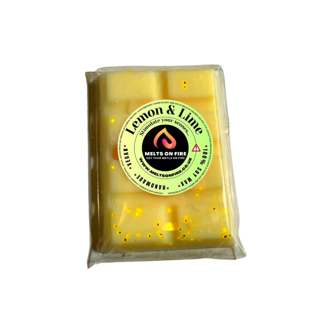 Wax Melts – 4 X Snap Bars - (white musk,raspberry & vanilla,Lemon and Lime,baby berry twist) – Scented Soy Wax Melts Vegan - Meltsonfire