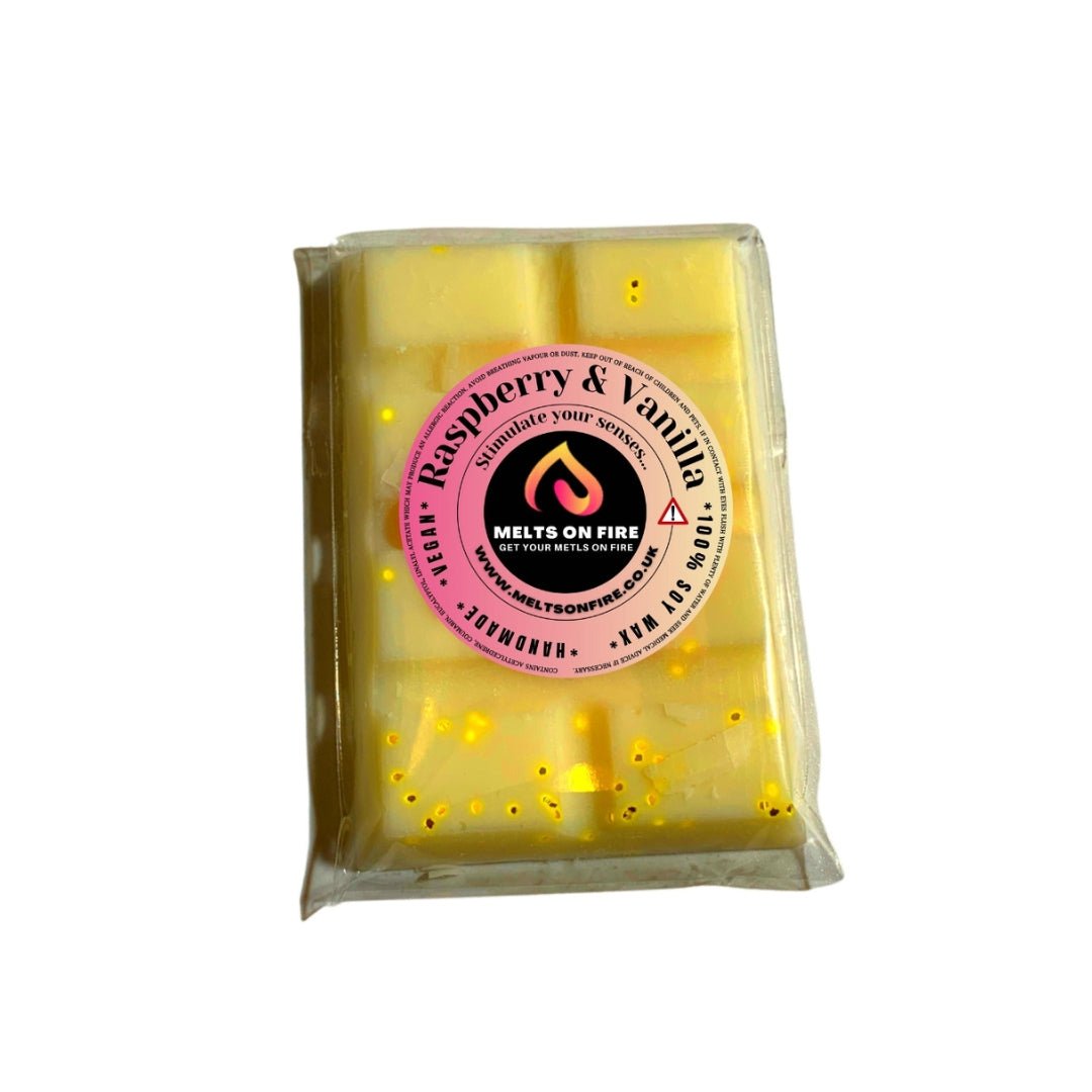 Wax Melts – 4 X Snap Bars - (white musk,raspberry & vanilla,Lemon and Lime,baby berry twist) – Scented Soy Wax Melts Vegan - Meltsonfire