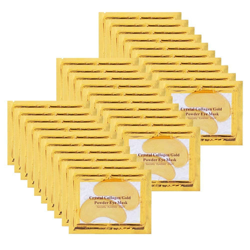 30 Pairs Under Eye Collagen Patches, Gold Moisturizing Under Eye Mask, Under Eye Gel Pads for dark circles and puffiness - Meltsonfire
