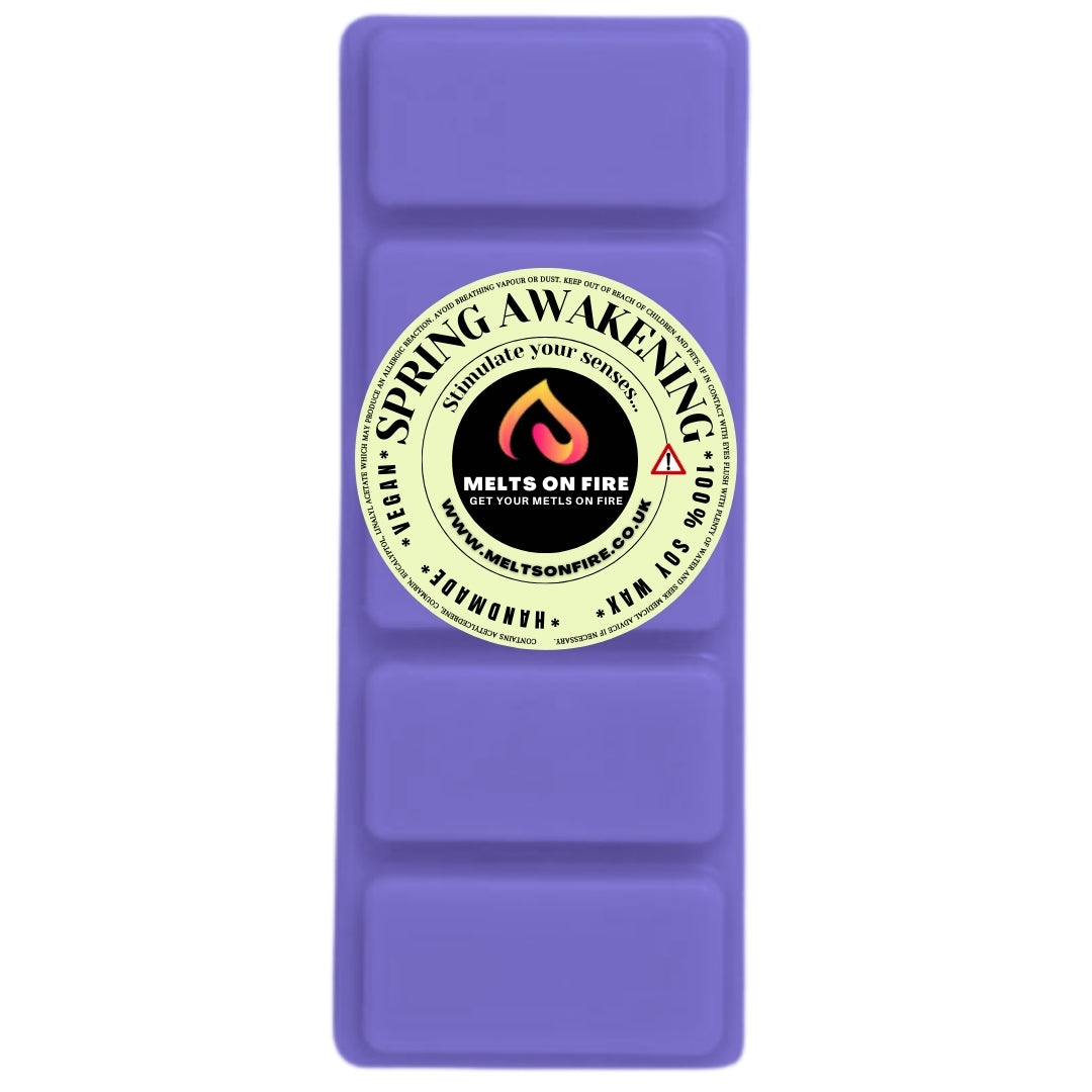 SPRING AWAKENING Scented Wax Melts – Large 50g Bars with a Perfume-Inspired, Clean, Fresh, and Fruity Aroma.