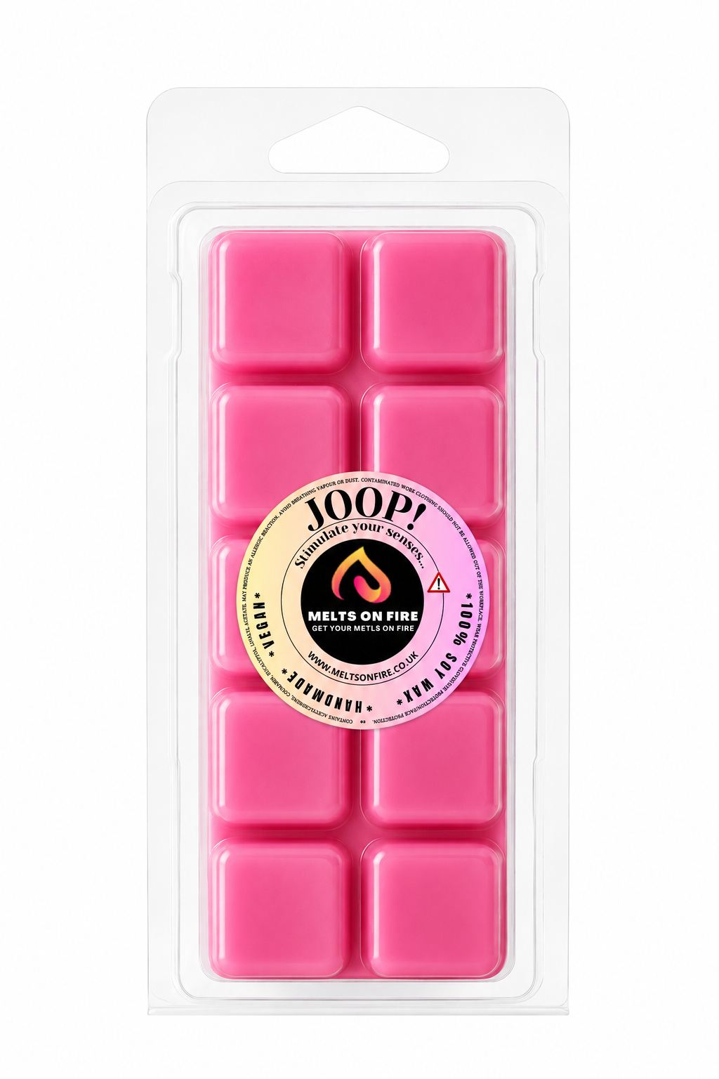 Joop 10 Block Clamshell Wax Melts, Soy Wax Handmade UK