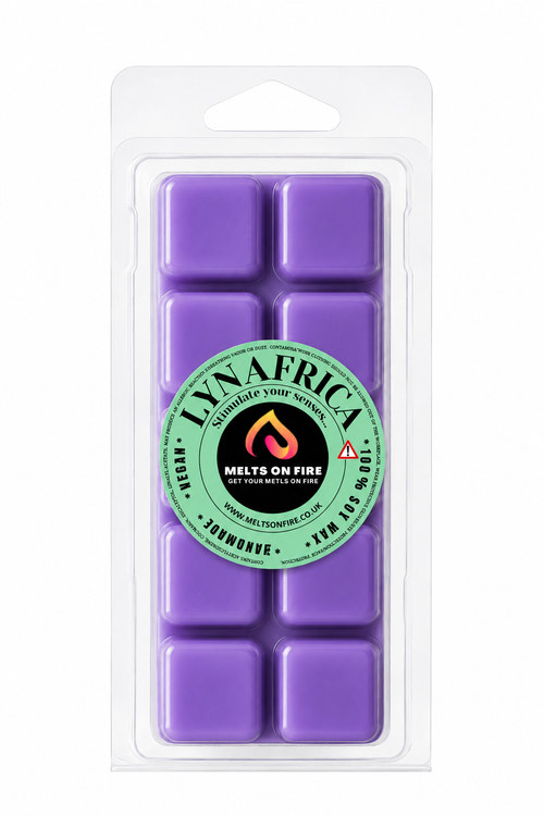 Links Africa 10 Block Clamshell Wax Melts, Soy Wax Handmade UK