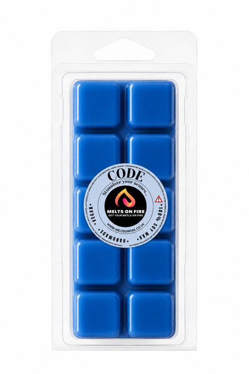 Code 10 Block Clamshell Wax Melts, Soy Wax Handmade UK