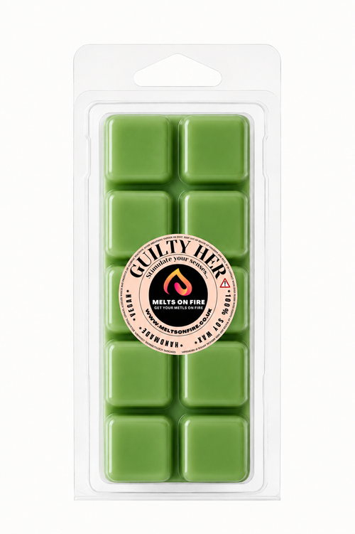 Guilty her  10 Block Clamshell Wax Melts, Soy Wax Handmade UK