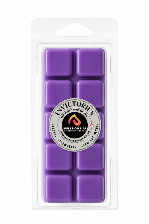 Invictorious 10 Block Clamshell Wax Melts, Soy Wax Handmade UK