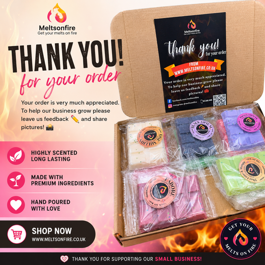 Wax Melts 10 Bars 27g| Build Your Own Box Choose 10 Scents
