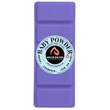 Load image into Gallery viewer, BABY POWDER Scented Wax Melts – Large 50g Bars with a Perfume - Inspired, Clean, Fresh, and Fruity Aroma. - Meltsonfire
