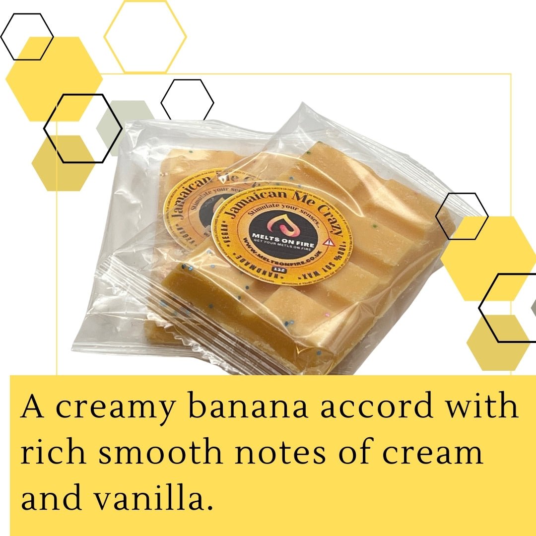Banana Milkshake Wax Melts - Snap Bars - Soy Wax Melts - Meltsonfire
