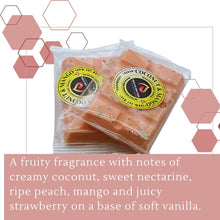 Load image into Gallery viewer, Coconut &amp; Mango Wax Melts - Snap Bars - Soy Wax Melts - Meltsonfire
