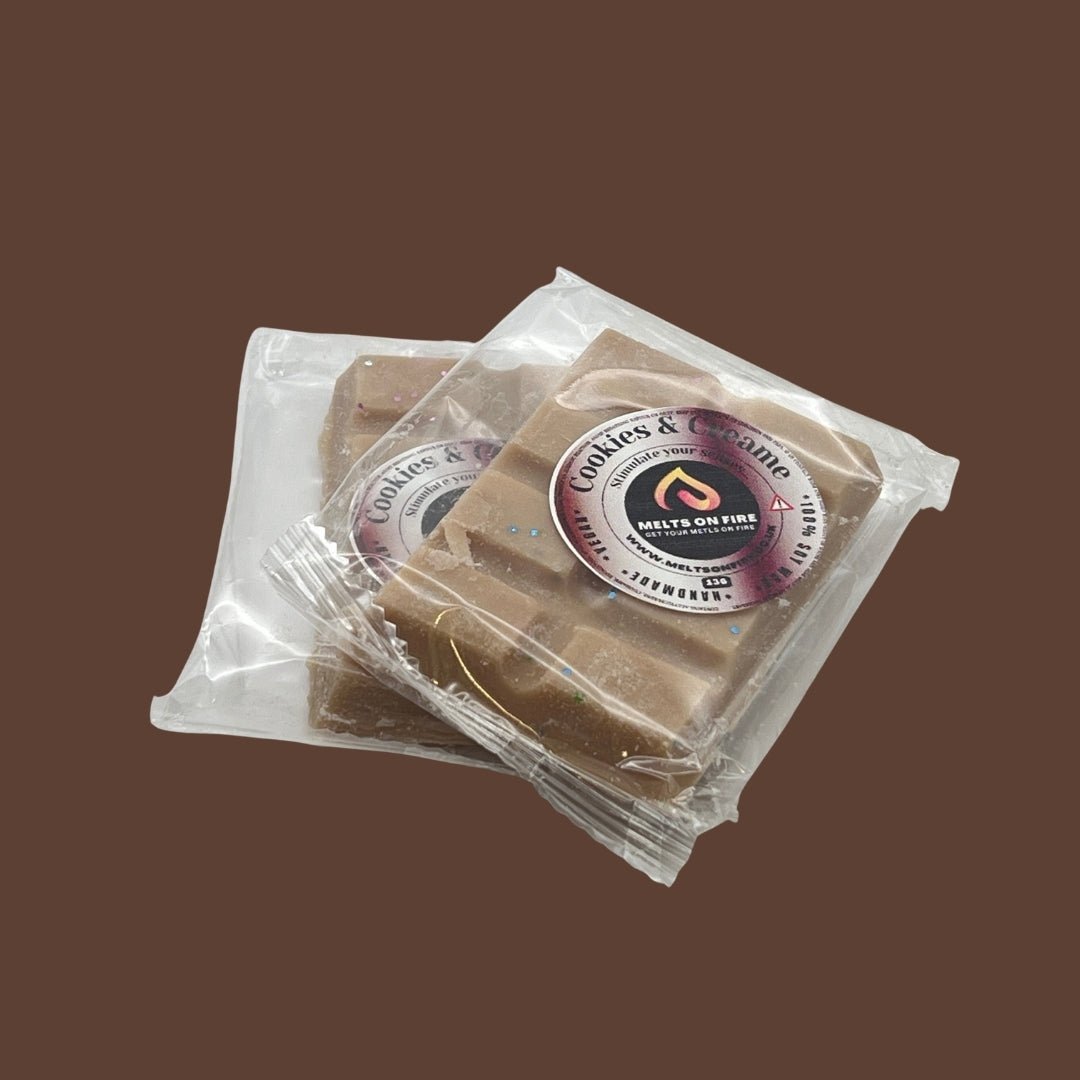 Cookies & Creame Wax Melts - Snap Bars - Soy Wax Melts - Meltsonfire