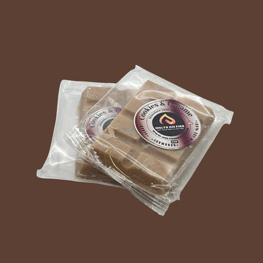 Cookies & Creame Wax Melts - Snap Bars - Soy Wax Melts - Meltsonfire