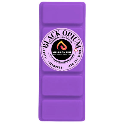 DARK OPIUM Scented Wax Melts – Large 50g Bars with a Perfume - Inspired, Clean, Fresh, and Fruity Aroma. - Meltsonfire