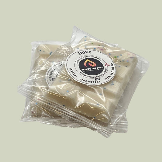 Dove Wax Melts - Snap Bars - Soy Wax Melts - Meltsonfire