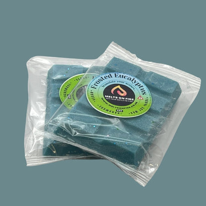 Frosted Eucalyptus Wax Melts - Snap Bars - Soy Wax Melts - Meltsonfire