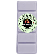 Load image into Gallery viewer, LIME &amp; BASIL INSPIRED Scented Wax Melts – Large 50g Bars with a Perfume - Inspired, Clean, Fresh, and Fruity Aroma. - Meltsonfire
