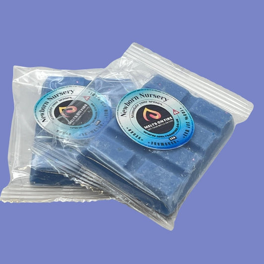 Newborn Nursery Wax Melts - Snap Bars - Soy Wax Melts - Meltsonfire