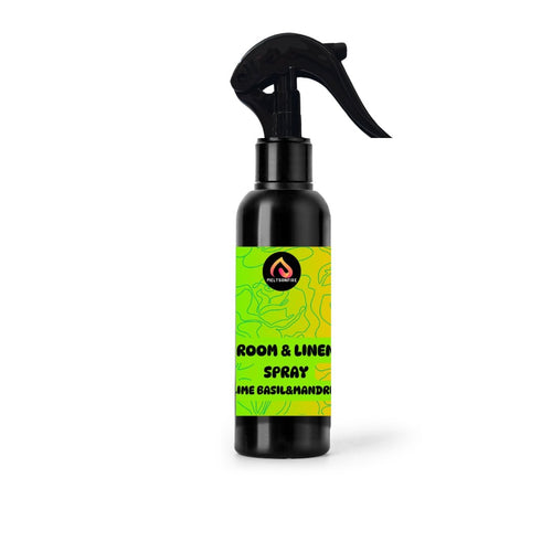 Perfumed Room Sprays 100ML - Home, Office, Air Freshener (Lime Basil & Mandarin) - Meltsonfire