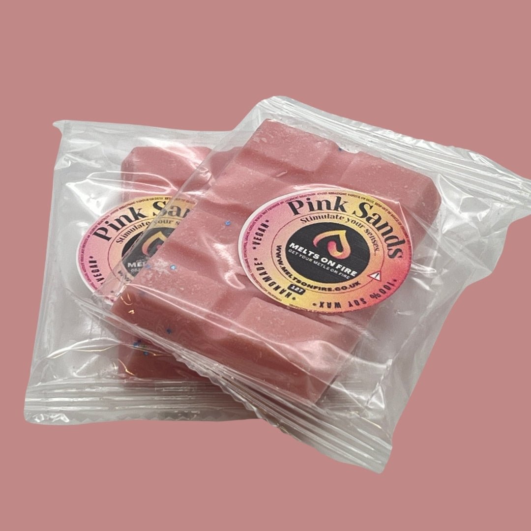 Pink sands Wax Melts - Snap Bars - Soy Wax Melts - Meltsonfire