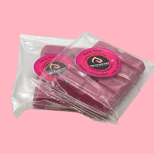 Rock Star Wax Melts - Snap Bars - Soy Wax Melts - Meltsonfire