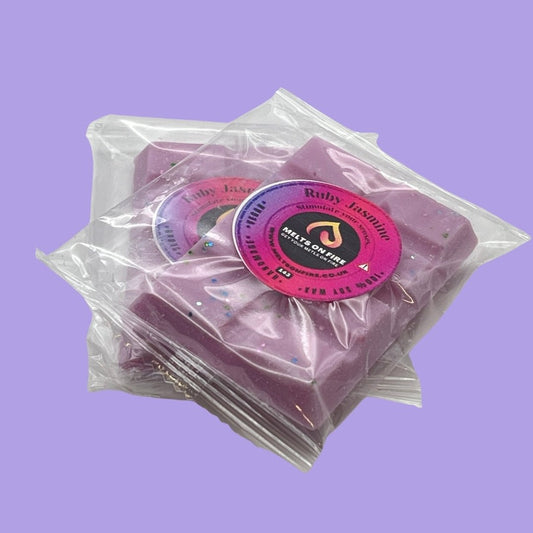 Ruby Jasmine Wax Melts - Snap Bars - Soy Wax Melts - Meltsonfire