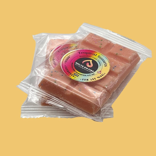 Tropical Sunsets Wax Melts - Snap Bars - Soy Wax Melts - Meltsonfire
