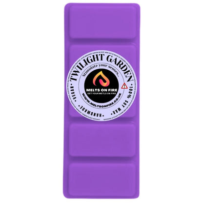 TWILIGHT GARDEN Scented Wax Melts – Large 50g Bars with a Perfume - Inspired, Clean, Fresh, and Fruity Aroma. - Meltsonfire