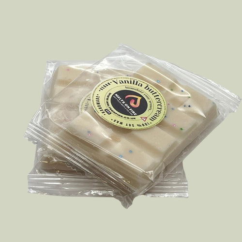 Vanilla Buttercream Wax Melts - Snap Bars - Soy Wax Melts - Meltsonfire