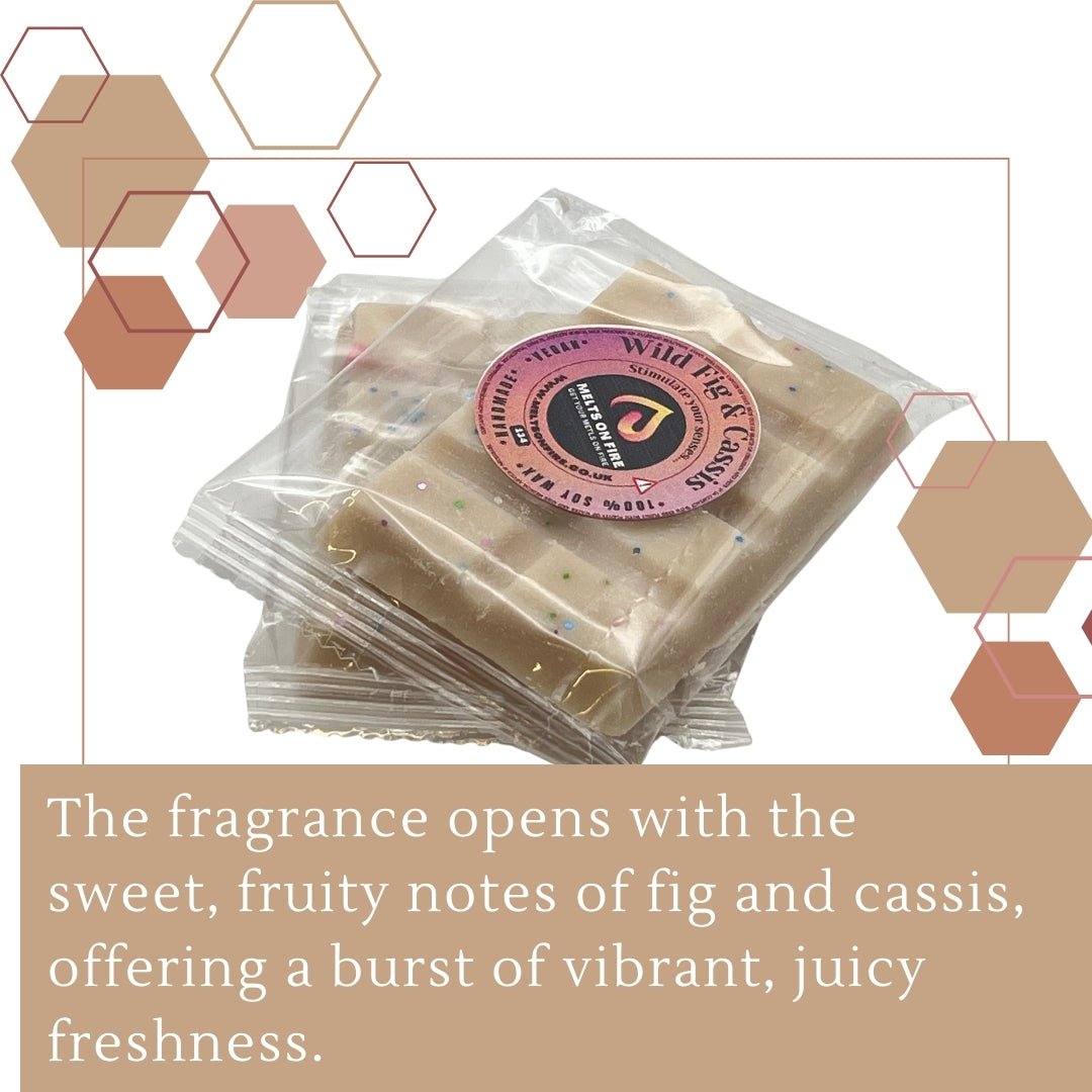 Wild Fig & Cassis Wax Melts - Snap Bars - Soy Wax Melts - Meltsonfire