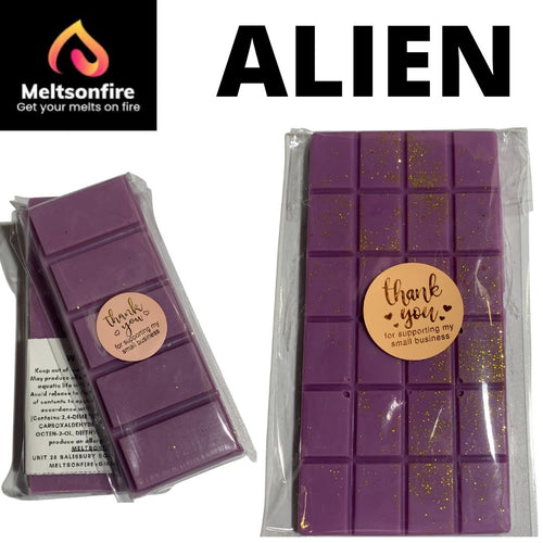 Alien Wax Melts | Highly Scented | Hand Poured | 100% Soy Wax Vegan Friendly - Meltsonfire