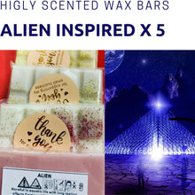 Load image into Gallery viewer, Alien Wax Melts - Highly Scented/perfumed Designer Handmade Dupe x 5 - Meltsonfire
