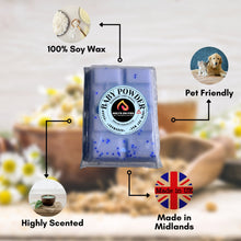 Load image into Gallery viewer, Baby Powder Wax Melts - Snap Bars - Soy Wax Melts 25g - Highly Scented for Oil Burner - Vegan &amp; Cruelty Free - Soy Wax - Home Fragrance - Meltsonfire
