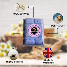 Load image into Gallery viewer, Blueberry &amp; Vanilla Wax Melts - Snap Bars - Soy Wax Melts 25g - Highly Scented for Oil Burner - Vegan &amp; Cruelty Free - Soy Wax - Home Fragrance - Meltsonfire
