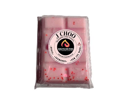 J Choo - Snap Bars - Soy Wax Melts 25g - Highly Scented for Oil Burner - Vegan & Cruelty Free - Soy Wax - Home Fragrance - Meltsonfire