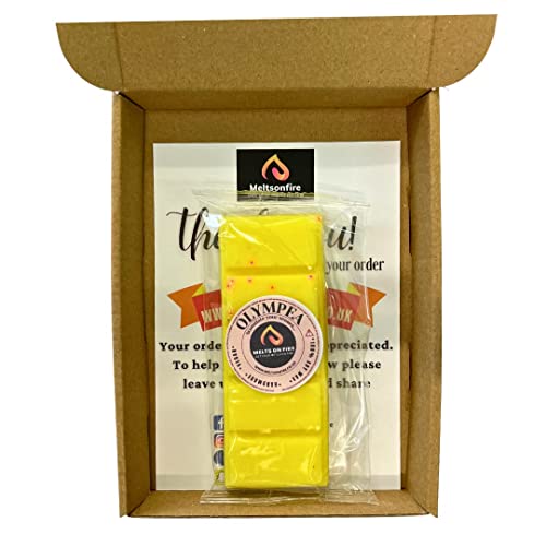 Olympia Scented Wax Melt Snap bars Designer Inspired Handmade Soy Snap Bar - Highly Concentrate Vegan Wax Melts Made in UK - Meltsonfire