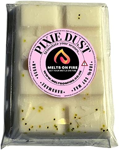 Pixie Dust Wax Melts - Snap Bars - Soy Wax Melts 25g - Highly Scented for Oil Burner - Vegan & Cruelty Free - Soy Wax - Home Fragrance - Meltsonfire