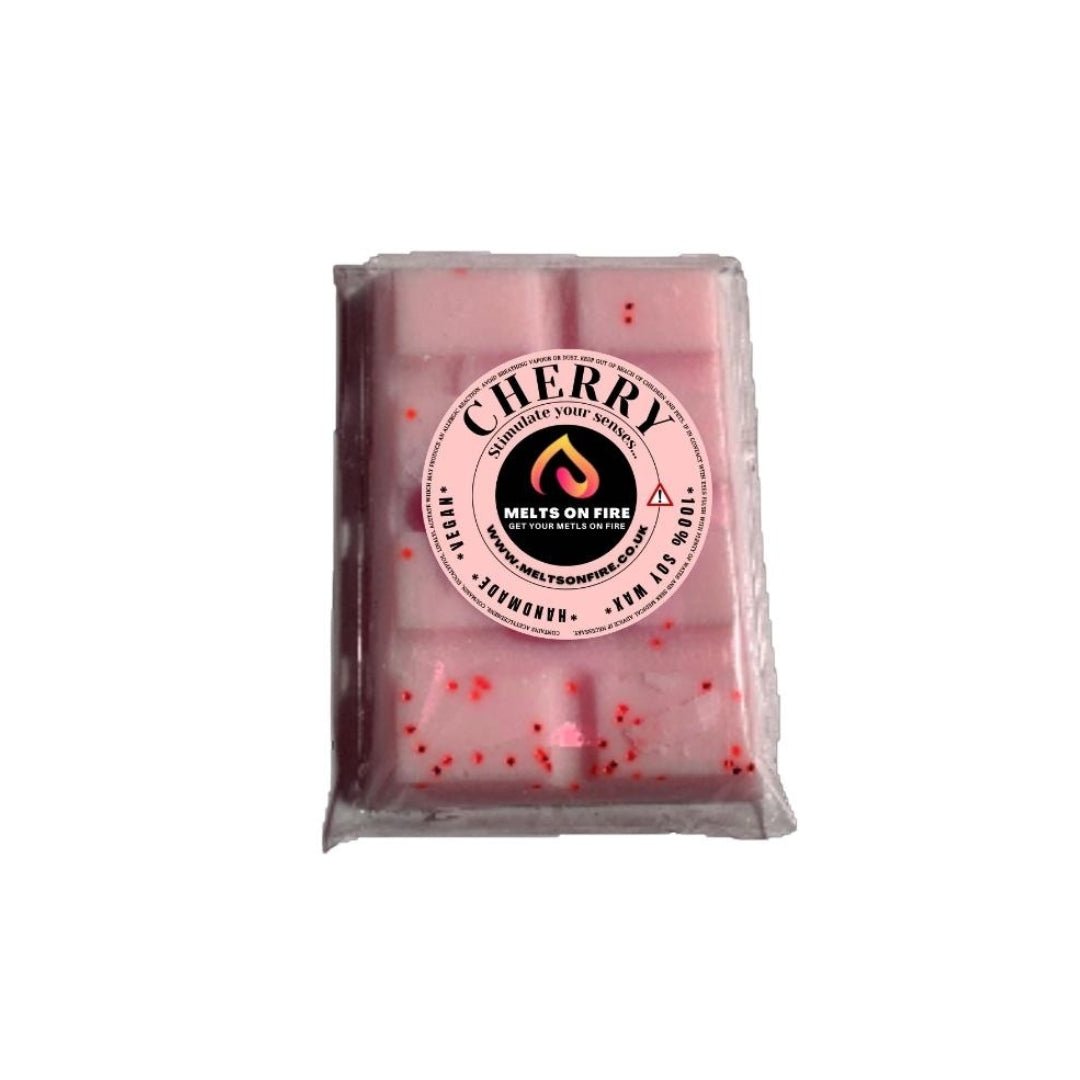 Wax Melts – 4 X Snap Bars - (Candy Floss,Cherry,Coconut & Mango,Hotel Of Dreams) – Scented Soy Wax Melts Vegan - Meltsonfire