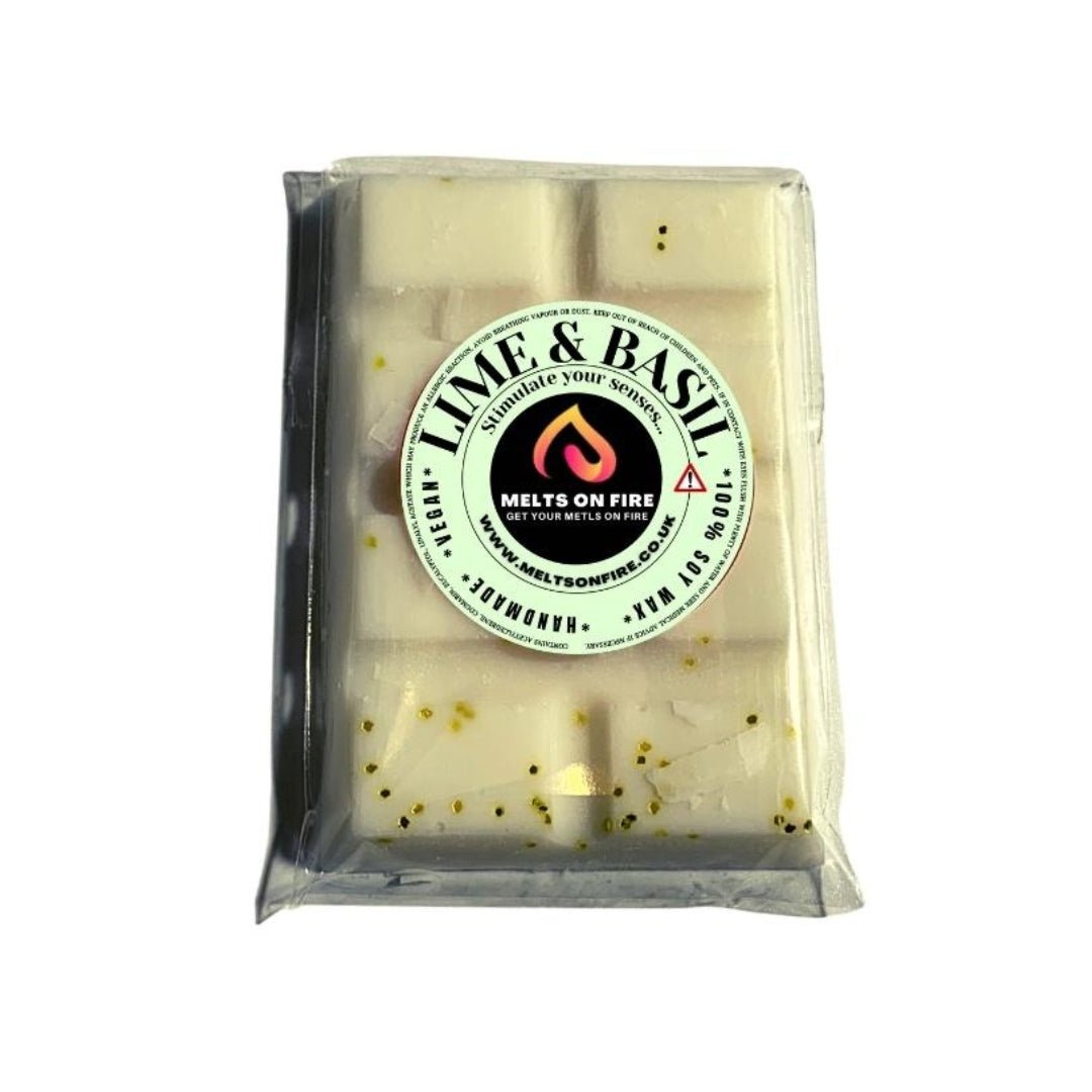 Wax Melts – 4 X Snap Bars - (Unicorn Sparkle,winter Fay,Pixie Dust,Lime & Basil Inspired) – Scented Soy Wax Melts Vegan - Meltsonfire